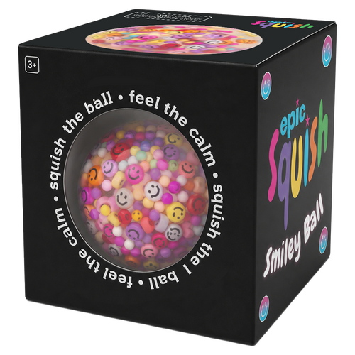 EPIC SQUISH - SMILEY BALL (PDQ x12)