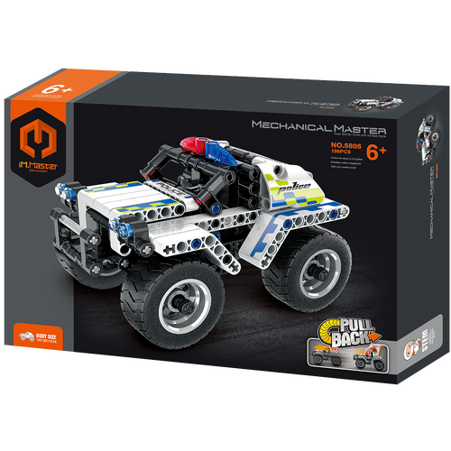 Pull Back Police Car - 199 PCS (can combine with 5806)