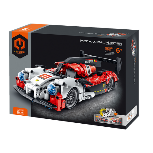 Pull back - super car - 472PCS