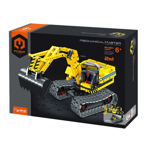 Mechanical transmission - Engineering excavator &amp; robot 2 in 1-342PCS