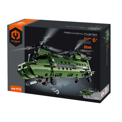 Military - transports 2 IN 1 -393PCS