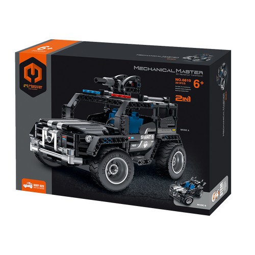 Military - SWAT vehicles 2 IN 1 -391PCS