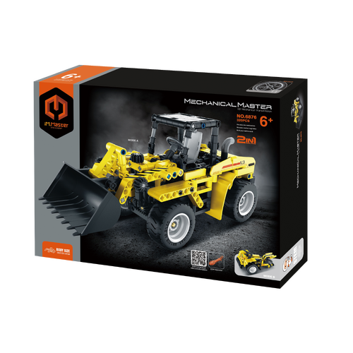 2 in 1 Building Block - Forklift &amp; Three-wheeled Motorcycle 319pcs
