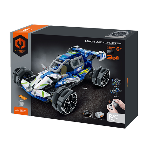 R/C Speed Drift stunt car 3 in 1- 518PCS