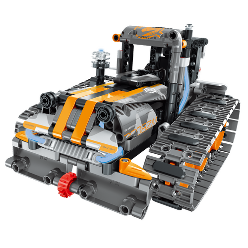 Remote control building blocks High speed tank / robot / Rubik's Cube/snow plow 4 in 1 - 552pcs