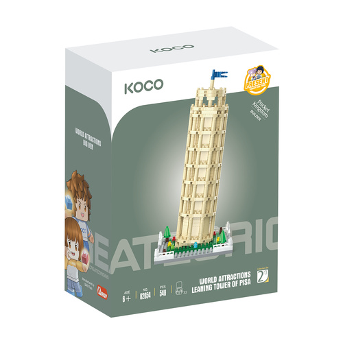 World Attractions - Leaning Tower of Pisa - 548pcs