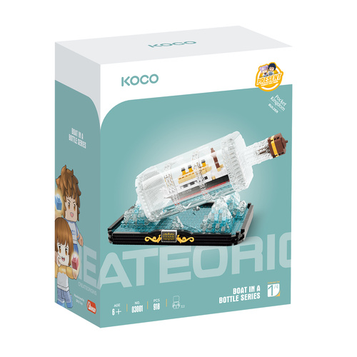 Classic Drift bottle -Titanic - 918pcs