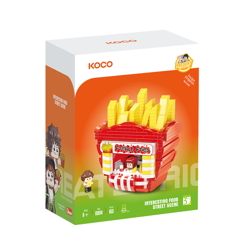 Food Street Scene - Chip Shop - 853pcs
