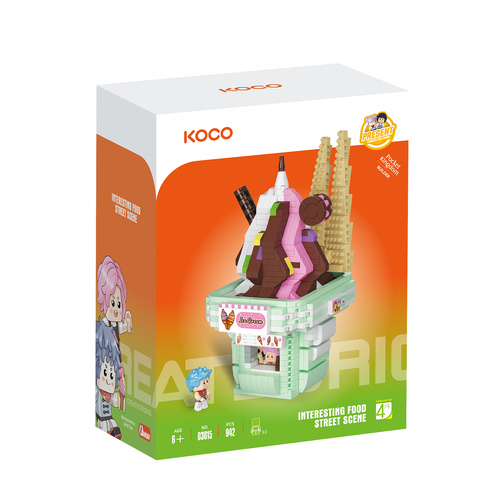 Food Street Scene - Ice Cream Shop - 942pcs