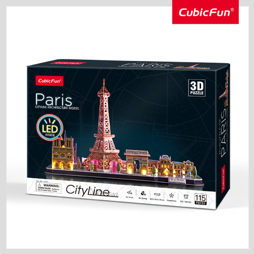 Pariswith LED Light inside Require 2XAA Batteries (not included)