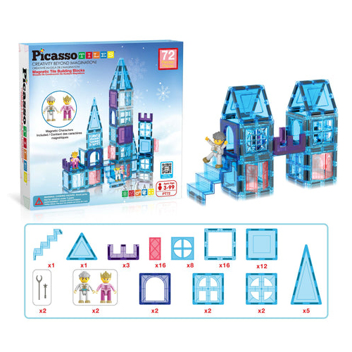 72 pc Ice Winter Theme with 2 Characters