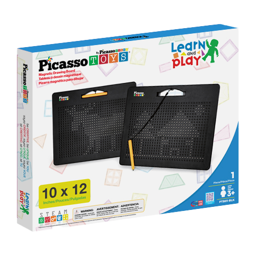 Picasso Tiles - Magnetic Drawing Board Freestyle - Black