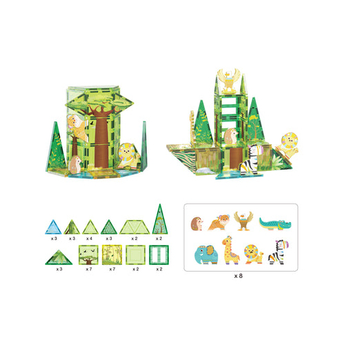 Safari Set with 8 Animals