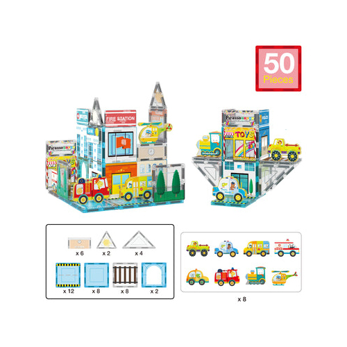Metro City Set with 8 Vehicles
